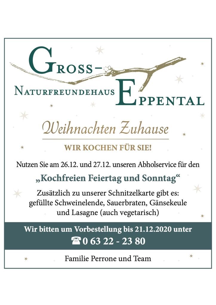 Naturfreundehaus Groß Eppental To Go Weihnachtskarte